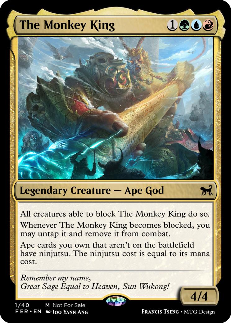 MtG Magic the Gathering Ape Monkey Deck