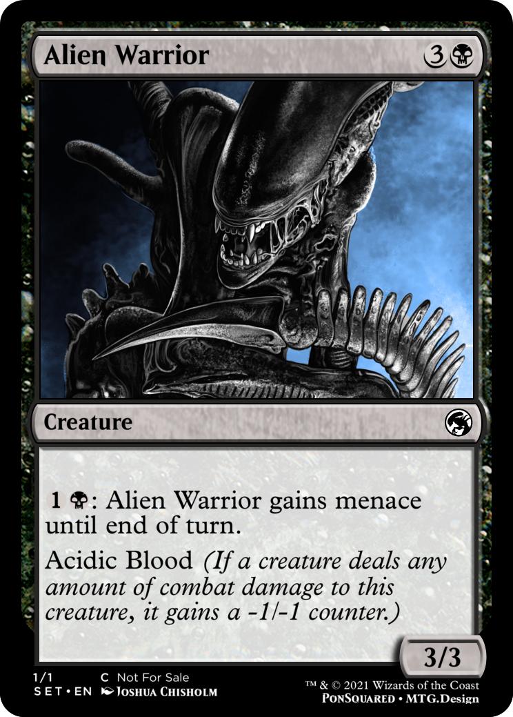 Custom Deck: Aliens (Xenomorphs) : r/MTGJumpStart