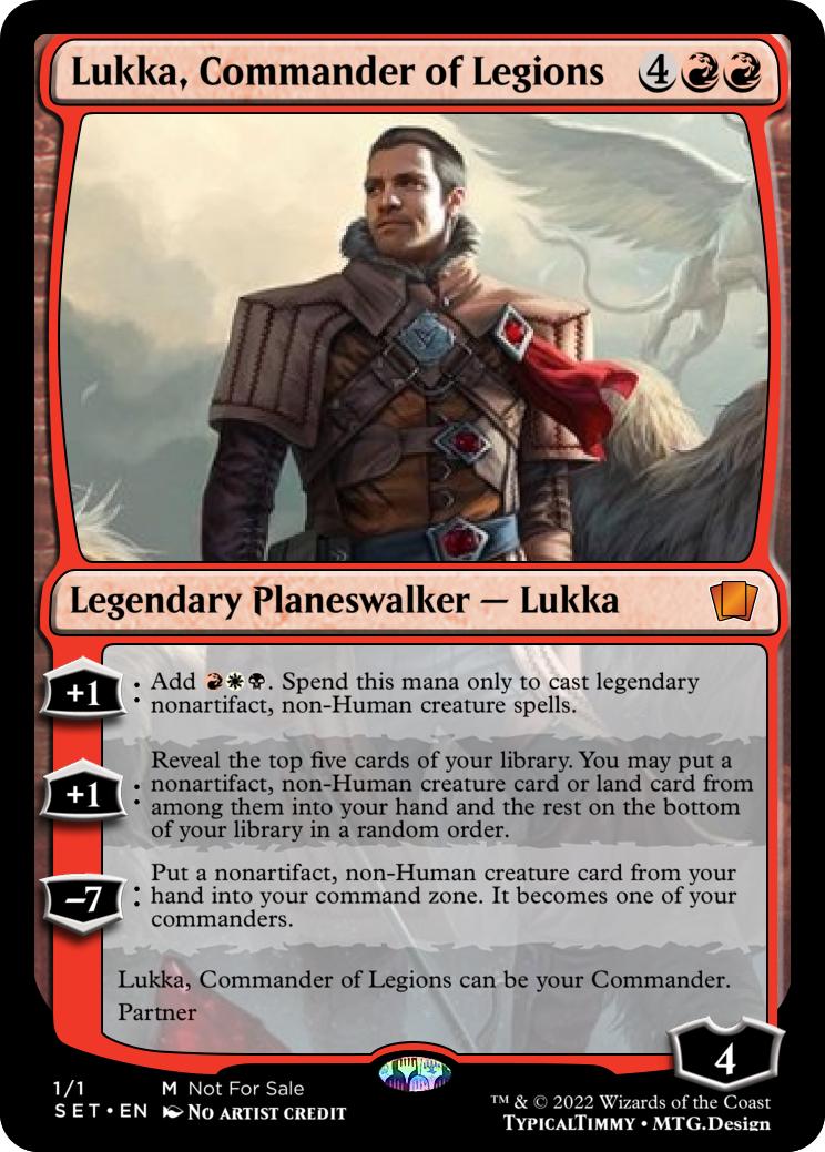 Lukka, Commander of Legions