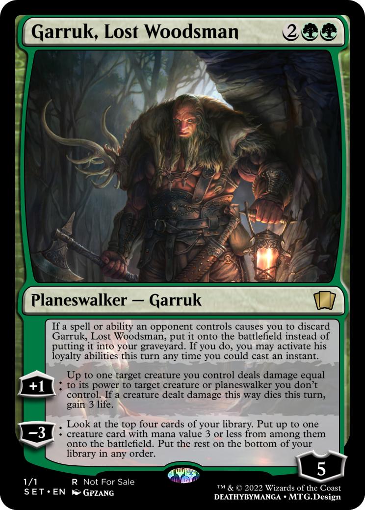 Felt the flavour of the first effect fit a Garruk walker perfectly : r ...