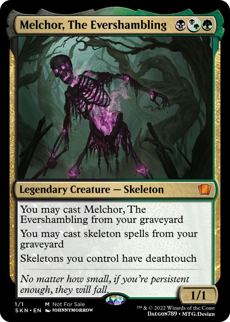 Skeleton tribal commander : r/custommagic