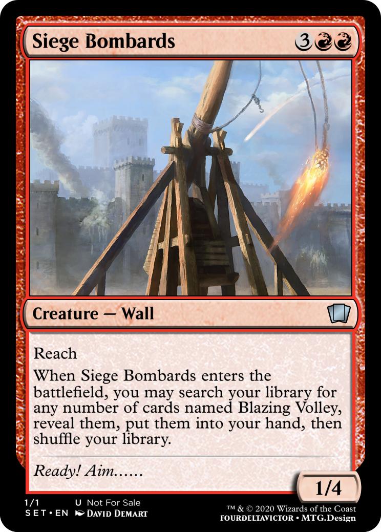 Siege Bombards Because I love Squadron Hawk effects r/custommagic