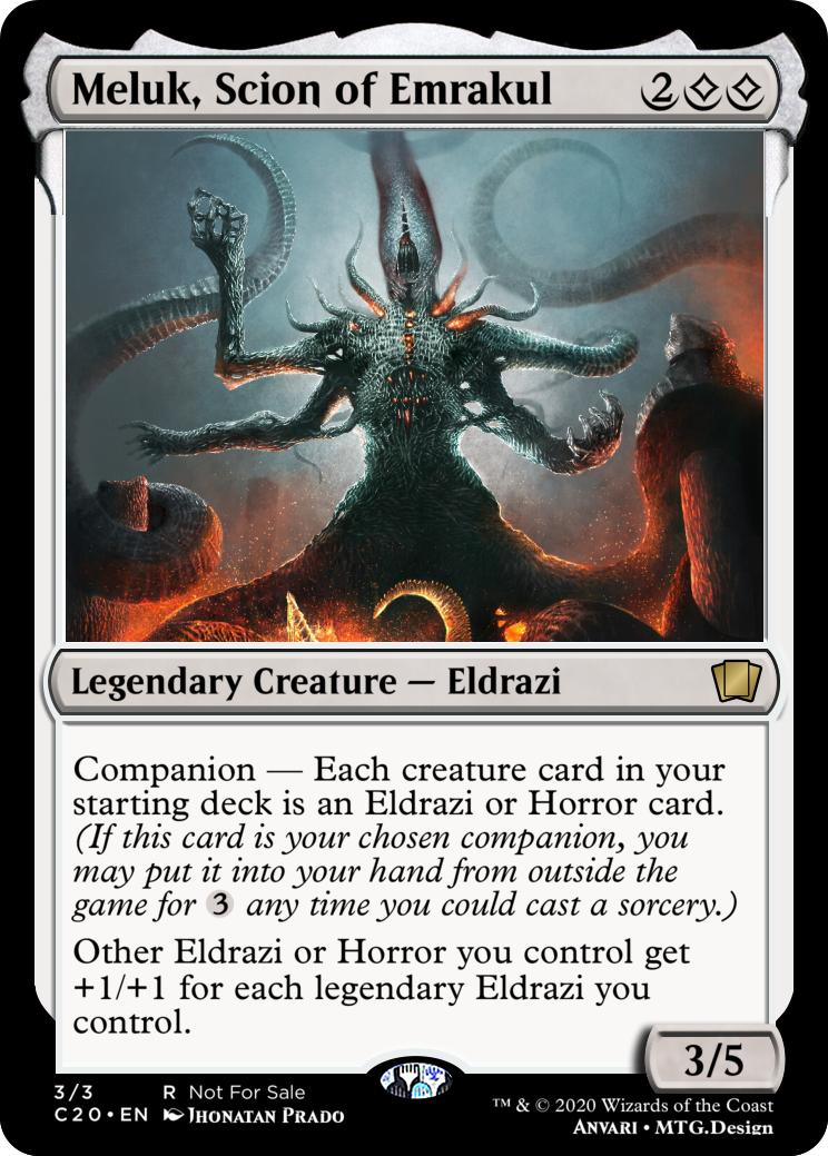 EDH - Eldrazi Partner Commander + Companion : r/custommagic