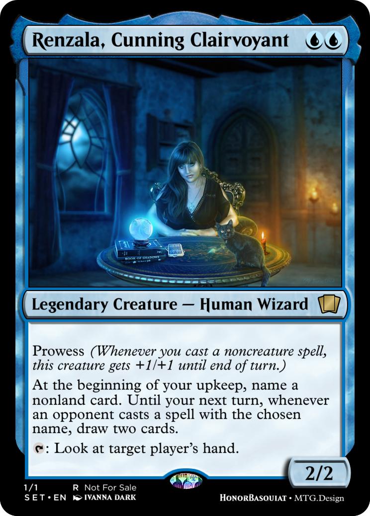 Renzala, Cunning Clairvoyant + Vedora, Collections Counsel - Custom Card  Creation - Magic Fundamentals - MTG Salvation Forums - MTG Salvation