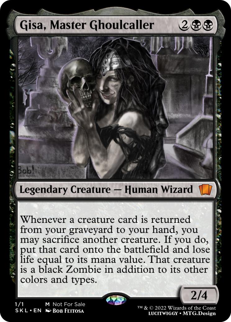 Gisa, Master Ghoulcaller : custommagic