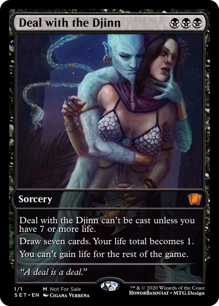 Take and Tempt + Deal with the Djinn Custom Card Creation Magic