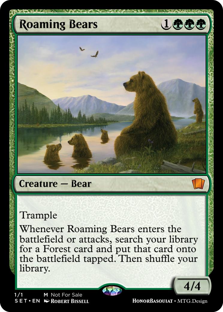 Consumption Wurm + Roaming Bears - Custom Card Creation - Magic  Fundamentals - MTG Salvation Forums - MTG Salvation