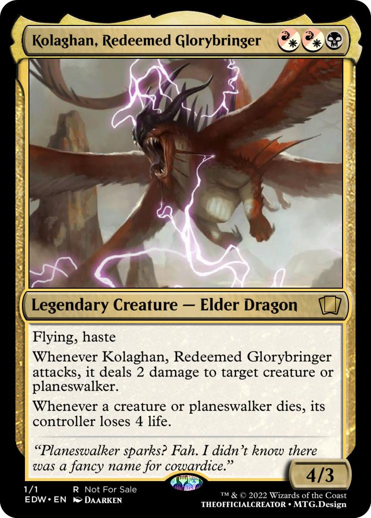 Elder Dragon's Charm : r/custommagic