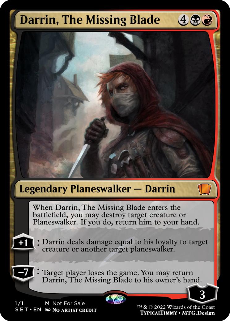 Darrin, The Missing Blade