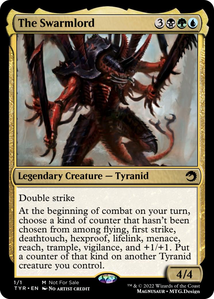 tyranid mtg cards Tyranid (17) // Tyranid (18) [Universes Beyond: Warhammer 40,000 Token main image 0