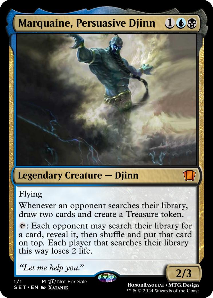mtg cards that make opponent search library Merkai's Gift + Merkai, Persuasive Djinn - Custom Card Creation - Magic  Fundamentals - MTG Salvation Forums