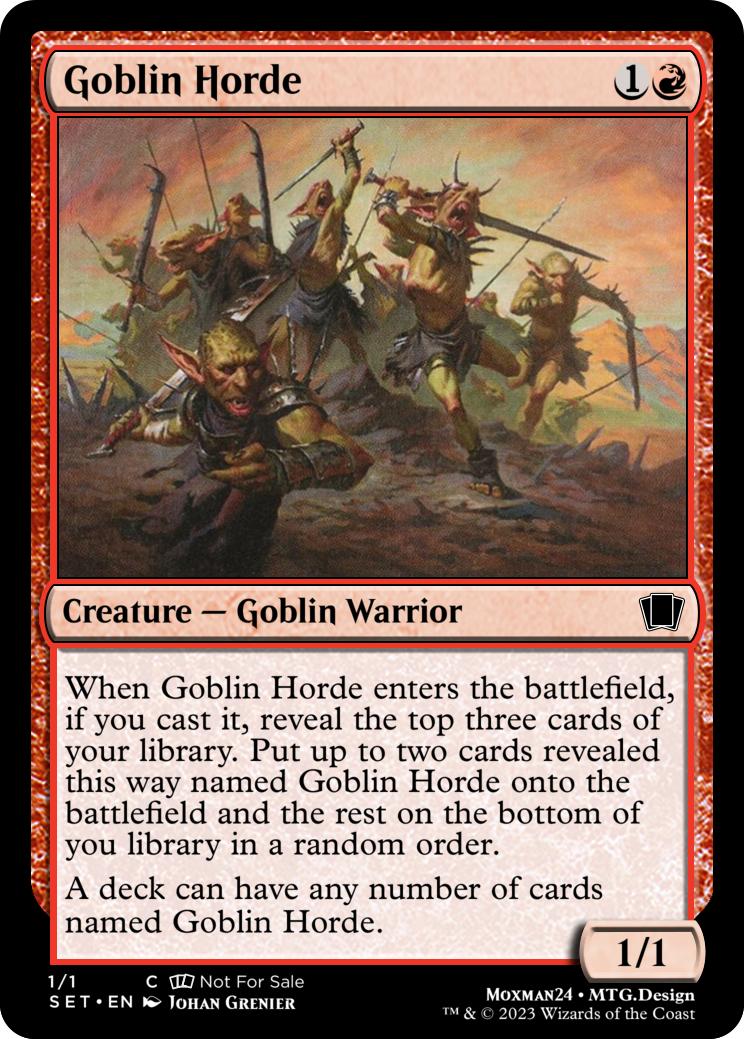 Goblin Horde : r/custommagic